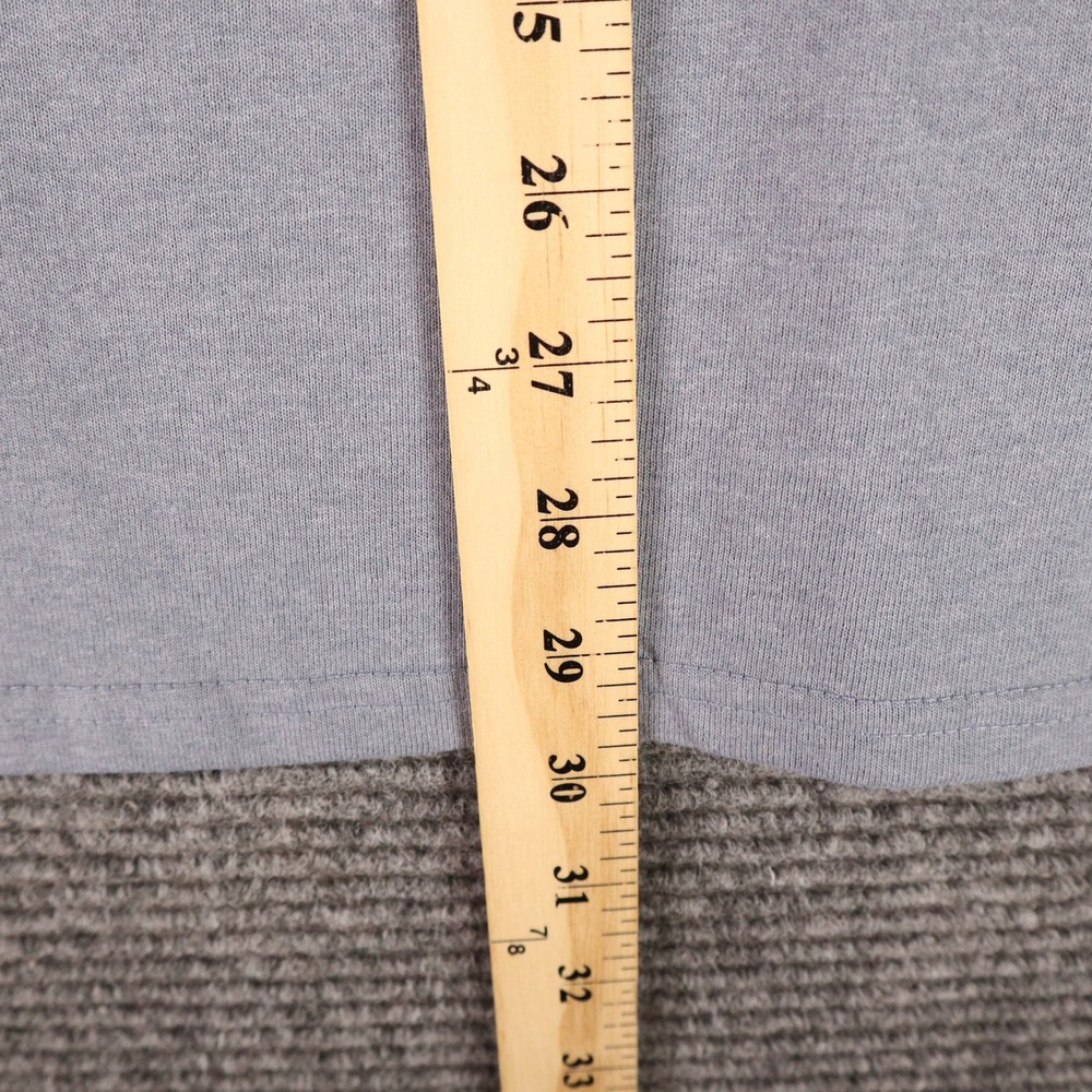 Carhartt Loose Fit Long Sleeve T Shirt Women's XL Gray Logo Sleeve Graphic Tee - Picture 7 of 9